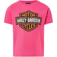 Harley-Davidson Kinder T-Shirt Bar & Shield Pink Dealer Shirt 