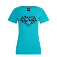 Harley-Davidson Scorned Dealer-Shirt mit Lübeck Holstentor Backprint 402949966