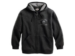 Harley-Davidson Skull Zip Hoodie, grau Willie G. Skull 99250-25VM ehemals 99107-18VM