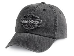 Harley-Davidson Baseball Cap Frayed Tonal Grau