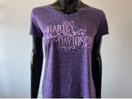T-Shirt, Old Times Swirls, Harley-Davidson, Lila