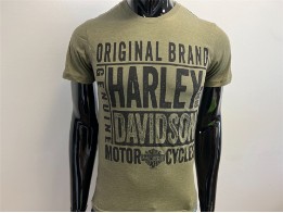 T-Shirt, Passage, Harley-Davidson, Grün