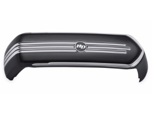 Ventilator, Defiance, Luftfilter-Zierblende, Harley-Davidson, Schwarz mit Highlights