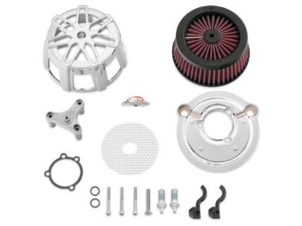 Luftfilter, Screamin' Eagle, Chisel Extreme Billet Kit, Harley-Davidson, Chrom