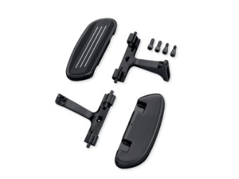 Soziustrittbrett und Montagekit, Streamliner-Kollektion, Harley-Davidson, Schwarz