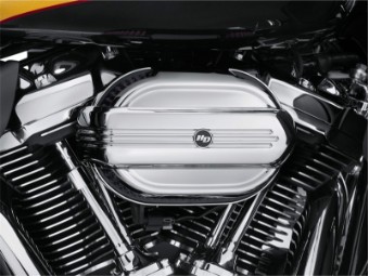 Luftfilter Zierblende, Defiance Kollektion, Milwaukee Eight, Harley-Davidson, Chrom