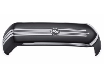 Ventilator, Defiance, Luftfilter-Zierblende, Harley-Davidson, Schwarz mit Highlights