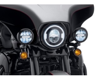 Daymaker Signature Reflector, LED-Zusatzleuchten (4"), Harley-Davidson, Schwarz
