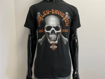 Harley-Davidson T-Shirt Dealershirt Lübeck Hustle Schwarz