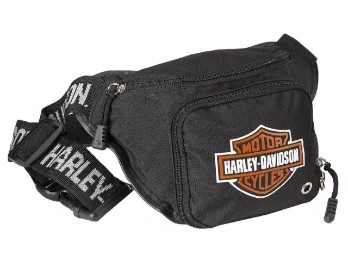 Gürteltasche, Bar & Shield Logo, Wasserabweisend, Harley-Davidson, Schwarz