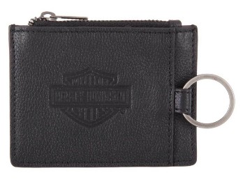 Harley-Davidson® Herren Bar & Shield Enzo Slim Wallet w/ RFID - Schwarz HDMWA11524