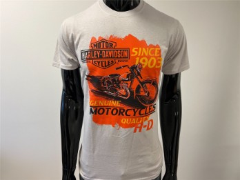T-Shirt, Swiftly, Harley-Davidson, Grau