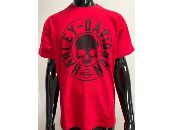 Harley-Davidson T-Shirt Skull Rot