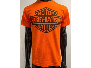 Harley-Davidson T-Shirt Bar & Shield Orange