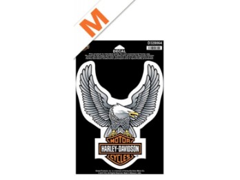 Harley-Davidson Aufkleber Upwing Eagle Grau M