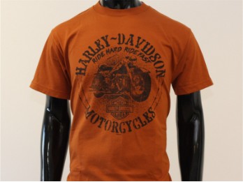 T-Shirt, Battle Cry, Harley-Davidson, Braun