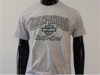 T-Shirt, Speed Bump, Harley-Davidson, Grau