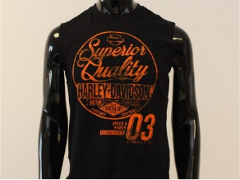 Tank-Top, Amplify, Harley-Davidson, Schwarz