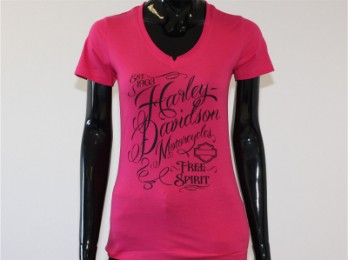 T-Shirt, Sensation, Harley-Davidson, Pink