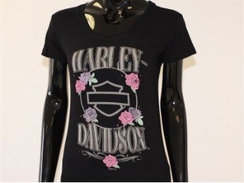 Harley-Davidson Damen T-Shirt Scent Schwarz