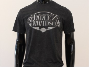 T-Shirt, Strengthen, Harley-Davidson, Grau