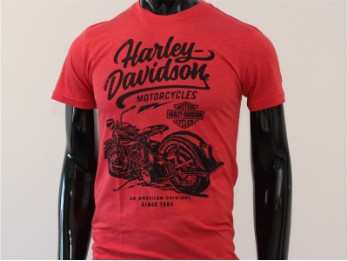 T-Shirt, Lifestyle, Harley-Davidson, Rot