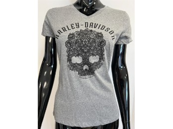 Harley-Davidson Damen T-Shirt Lacey Grau