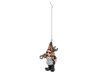 Harley-Davidson Evergreen Gnome Weihnachstbaumschmuck Female Mechanic