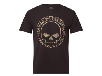 Harley-davidson Dealershirt Skull Backprint Lübeck Holstentor