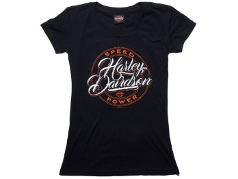 Harley-Davidson Dealer Shirts mit Backprint Lübeck Holstentor Wonder Damen 26195