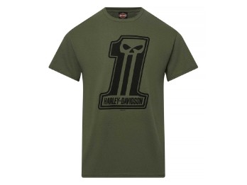 HD Dark Traint MilGreen Dealershirt