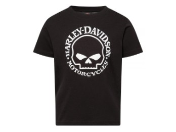 Harley-Davidson Kinder T-Shirt Willie G Skull schwarz Dealer Shirt
