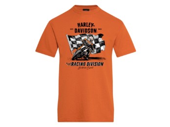 Harley-Davidson Carving Dealer-Shirt mit Lübeck Holstentor Backprint 40294924