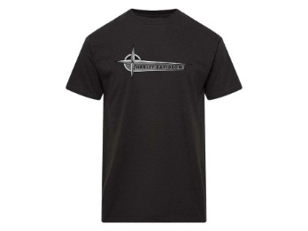 Harley-Davidson Heritage Dealer-Shirt mit Lübeck Holstentor Backprint 40294926