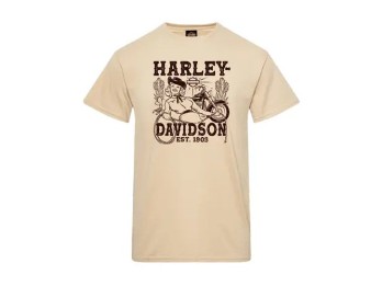 Harley-Davidson Western Dealer-Shirt mit Lübeck Holstentor Backprint 40294930