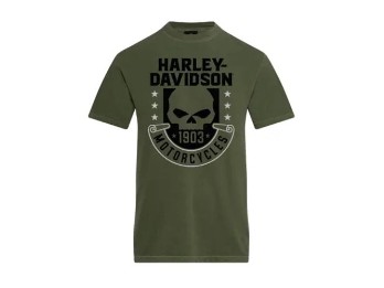 Harley-Davidson Merit Dealer-Shirt mit Lübeck Holstentor Backprint 40294931