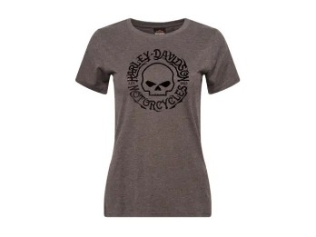 Harley-Davidson Conjure Willie G Skull Dealer-Shirt mit Lübeck Holstentor Backprint 40294962