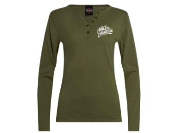 Harley-Davidson Spirited Dealer-Shirt mit Lübeck Holstentor Backprint 40294978 long sleeve