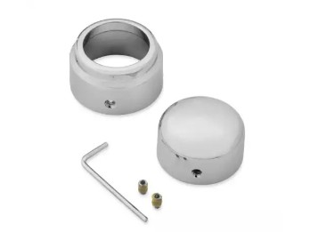 Harley-Davidson Achsmutter Cover hinten Chrom