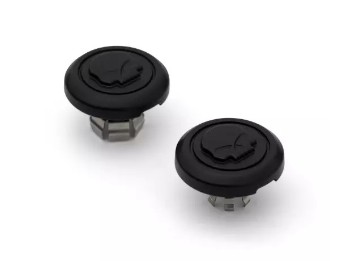 Harley-Davidson Mutternkappen für die Vorderachse Willie G Skull schwarz 43000317