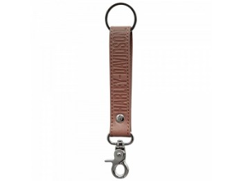 Harley® Bar & Shield Silhouette Brown Vinyl Strap