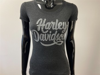 Harley-Davidson T-Shirt Grainy Schwarz