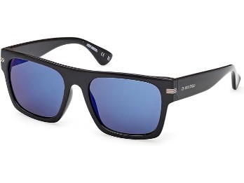 Harley-Davidson® Herren-Sonnenbrille mit Metallakzenten, schwarzem Rahmen und getönten Gläsern hm00007 01C