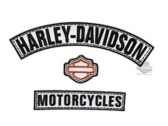 Harley-Davidson Aufnäher Schriftzug