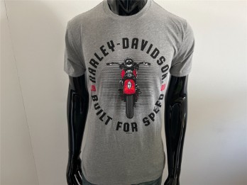 T-Shirt, Substance, Harley-Davidson, Grau