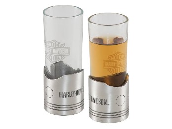 Harley-Davidson Core Piston Shot Glas Set HDL-18770 Kolben Gläser