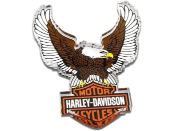 Harley-Davidson Cut-Out Up-Winged Eagle Hard Acrylic Magnet