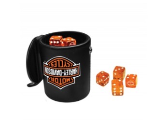 Harley-Davidson Würfelbecher-Set "Bar & Shield " 651