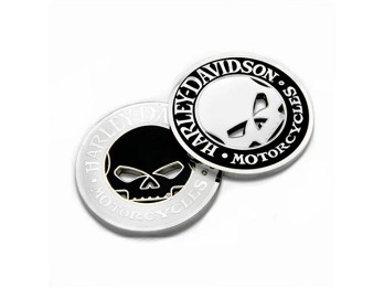 Harley-Davidson Totenkopf-Challenge-Coin Sammelmünze Willie G. Skull HD-114115  682608004835