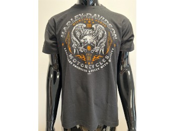 Harley-Davidson T-Shirt Two Tone Eagle Schwarz
